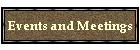 Events and Meetings